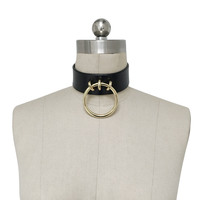 Tahliah Choker ( Black + Gold ) - Thumbnail 1