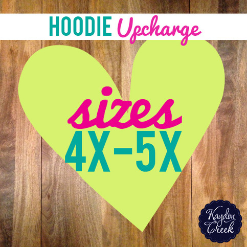 Hoodie 4X-5X Upcharge