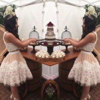 Charming Charming Two Pieces Homecoming Dresses Pretty Party Dress Graduation Dress - Thumbnail 1