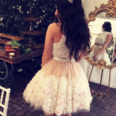 Charming charming two pieces homecoming dresses pretty party dress graduation dress