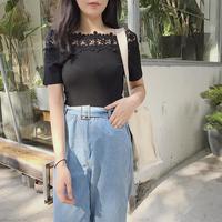 Floral Off Shoulder Sling Top - Thumbnail 3