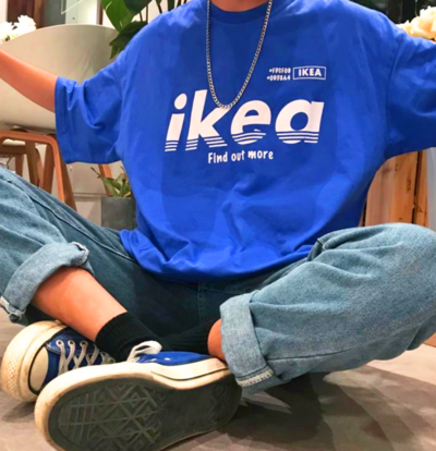 Free Shipping-IKEA FIND OUT MORE TEE