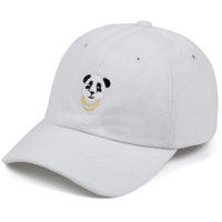 PANDA GANG CAP IN WHITE - Thumbnail 1