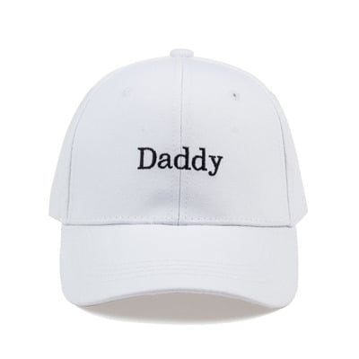 Daddy cap in white