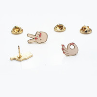 HANDSIGN PINS (SET/3PCS) - Thumbnail 2