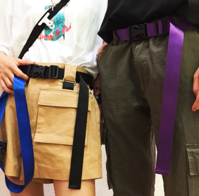 Free Shipping-CYBER PUNK BUCKET NYLON BELT