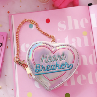 HEART BREAKER HOLOGRAPHIC PURSE - Thumbnail 3