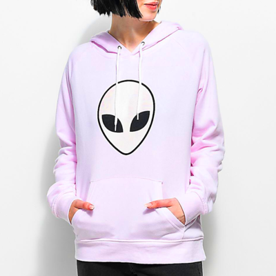 Alien pink hoodie