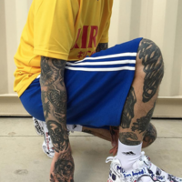 Free Shipping-3-STRIPE SPORT SHORTS - Thumbnail 3