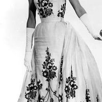 Inspired by Audrey Hepburn Wedding Dresses Ball Gown Embroidery Strapless Bridal Gowns - Thumbnail 1