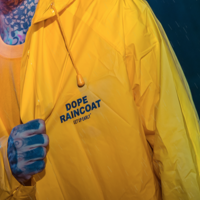 Free Shipping-DOPE RAINCOAT  - Thumbnail 1