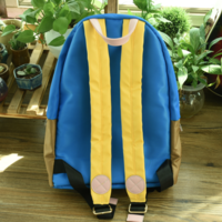 90'S COLOR BLOCK BACKPACK ( BLUE ) - Thumbnail 2