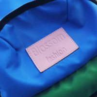 90'S COLOR BLOCK BACKPACK ( BLUE ) - Thumbnail 4