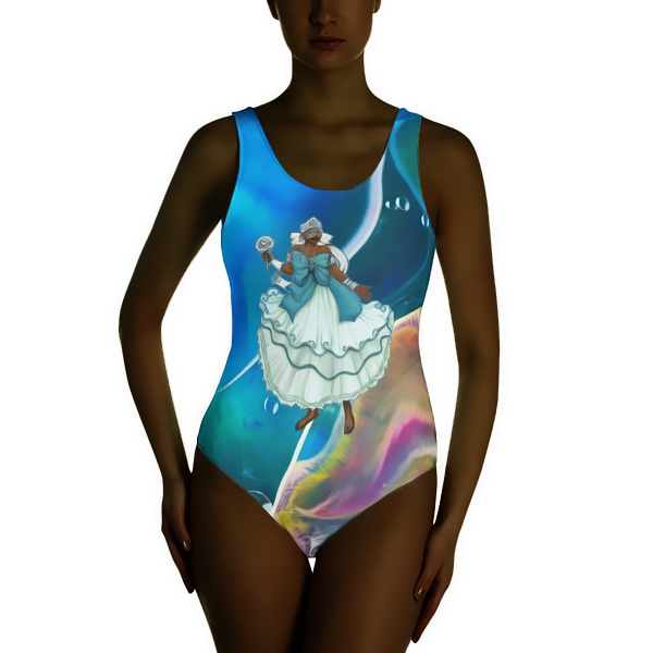 Image of Yemaya One Piece Swimsuit Blue