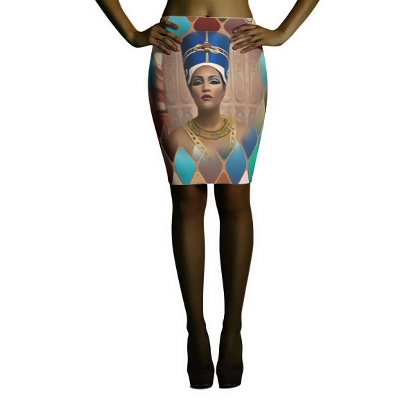 Image of Nefertiti Pencil Skirt Multi