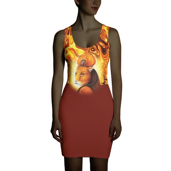 Image of Sekhmet Dress Burgundy