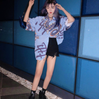 Free Shipping-JAPANESE VINTAGE DRAGON BLOUSE - Thumbnail 1