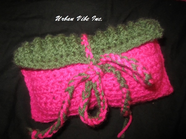 New sassy Crochet Wallet Clutch Makeup bag