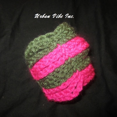 New sassy crochet bangle (watermelon)