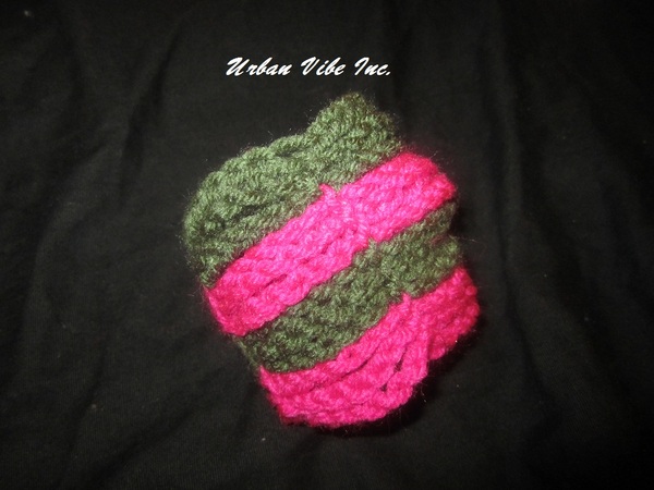 New Sassy Crochet Bangle (Watermelon)