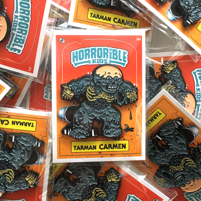 Horrorible kids tarman carmen - limited edition enamel pin