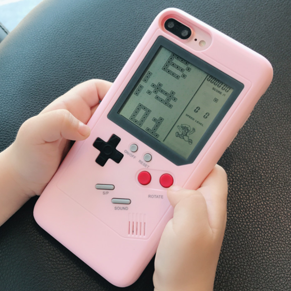 Fashion new Tetris game machine personality creative mobile phonecase（You can really play the game）