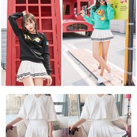 Women's Kawaii Vintage Style Harajuku Preppy Skirts - Thumbnail 1