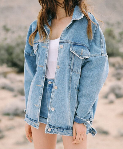 Autumn and Winter Harajuku Women's Denim Jacket