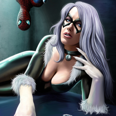 Cat & spider - Thumbnail 1