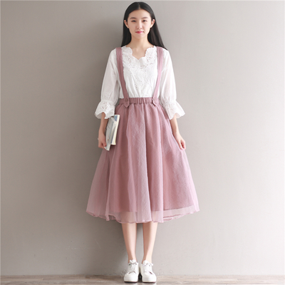 Kawaii high waist tulle skirt  - Thumbnail 5