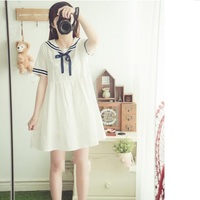  Sailor Lolita Dress with Bow  - Thumbnail 1