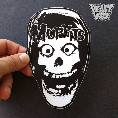 Muppits vinyl sticker