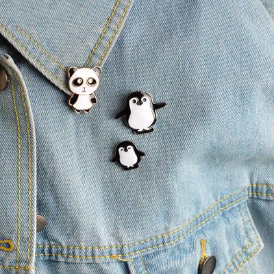 PENGUINS AND PANDA PINS (SET/3PCS)