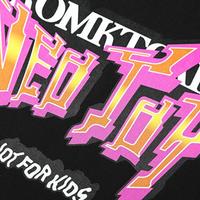 NED TOY Printed Black Tee - Thumbnail 3