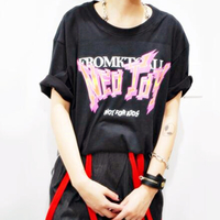 NED TOY Printed Black Tee - Thumbnail 4