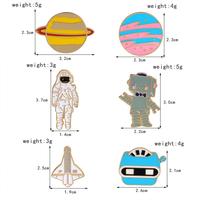SPACE PINS ( SET/6PCS ) - Thumbnail 1