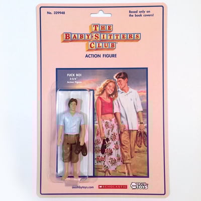 Custom made baby-sitters club f*ck boi action figure 