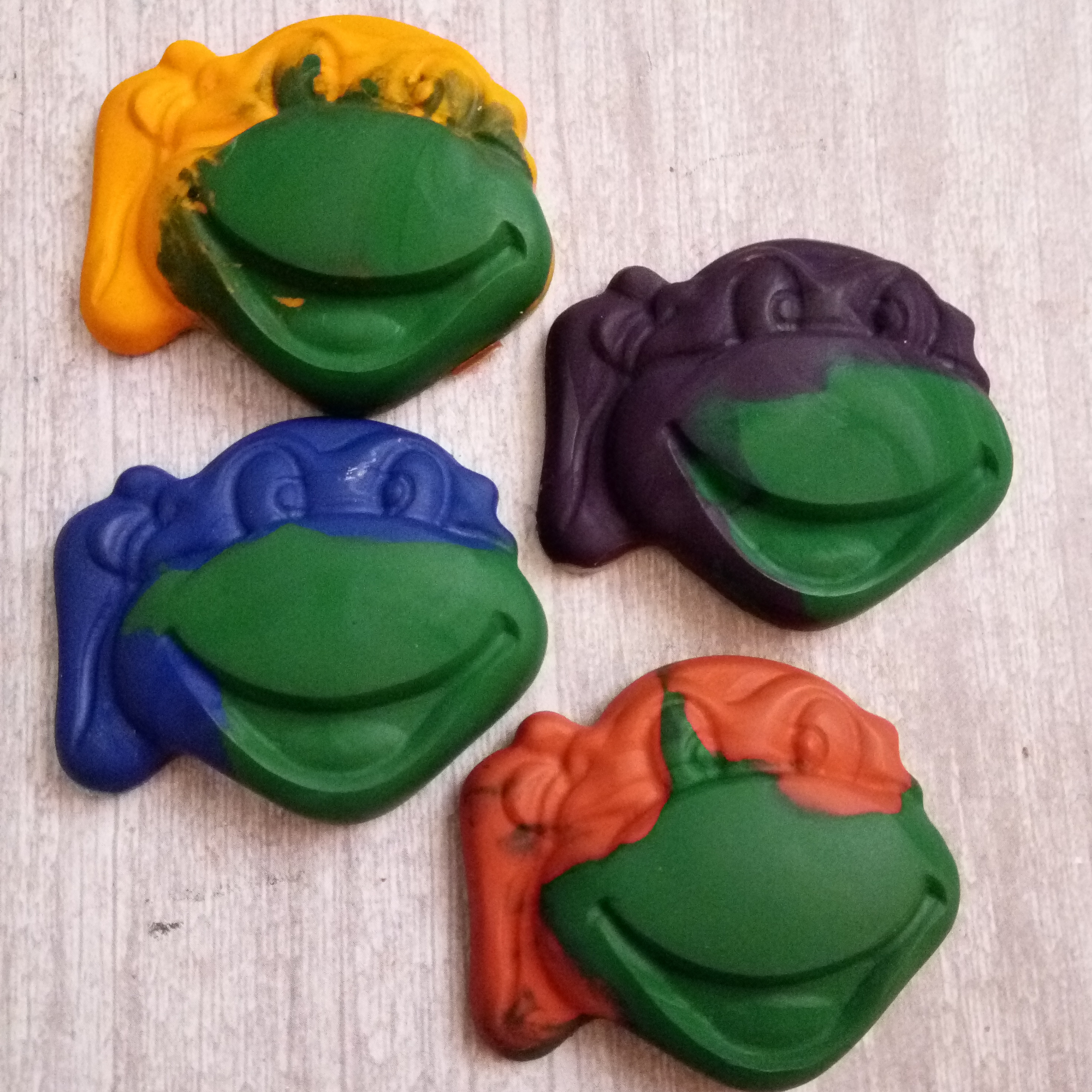Image of 20 Ninja Turtle Crayons