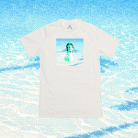 VAPORWAVE PASTEL MACINTOSH PLUS AND 8 BIT SUMMER BEACH T SHIRT  - Thumbnail 2