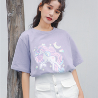 Harajuku Kawaii Unicorn Shirt - Thumbnail 3