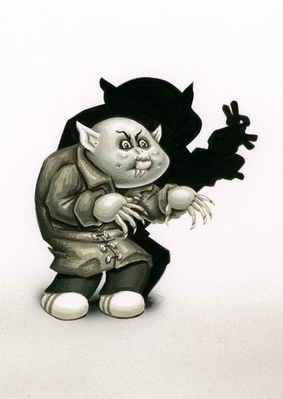 JOSS Feratu / MAX Shriek Final Art - Horrorible Kids - Series 3 2018