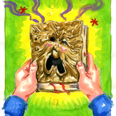 Necronom i. connor / booker d. dead color rough - horrorible kids series 3 2018 - Thumbnail 4