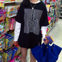 Free Shipping-CYBER PUNK JOY DIVISION SPOOF TEE - Thumbnail 3