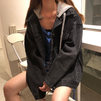 Vintage Hooded Denim Jacket - Thumbnail 3