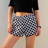 CHECKER RUNNING SHORTS - Thumbnail 1