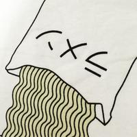 Harajuku Japanese Letter Ramen Noodles Print T-shirt - Thumbnail 2