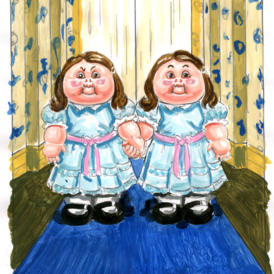 Twin tara / double v. shana color rough - horrorible kids series 3 2018 - Thumbnail 4