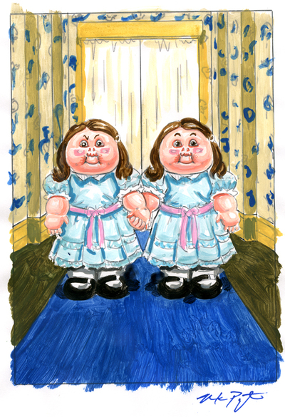 Twin TARA / Double V. SHANA Color Rough - Horrorible Kids Series 3 2018