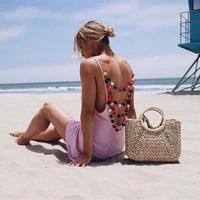 Summer Bohemia Vacation Maxi Dress One Piece Dress - Thumbnail 1