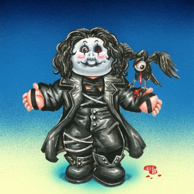 Eerie eric / russell crow final art - horrorible kids - series 3 2018 - Thumbnail 3